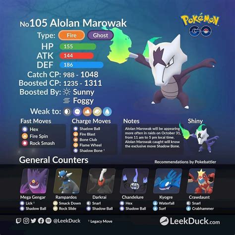 marowak stats|alolan marowak weakness.
